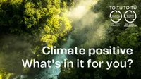 How does supporting climate positive benefit you?